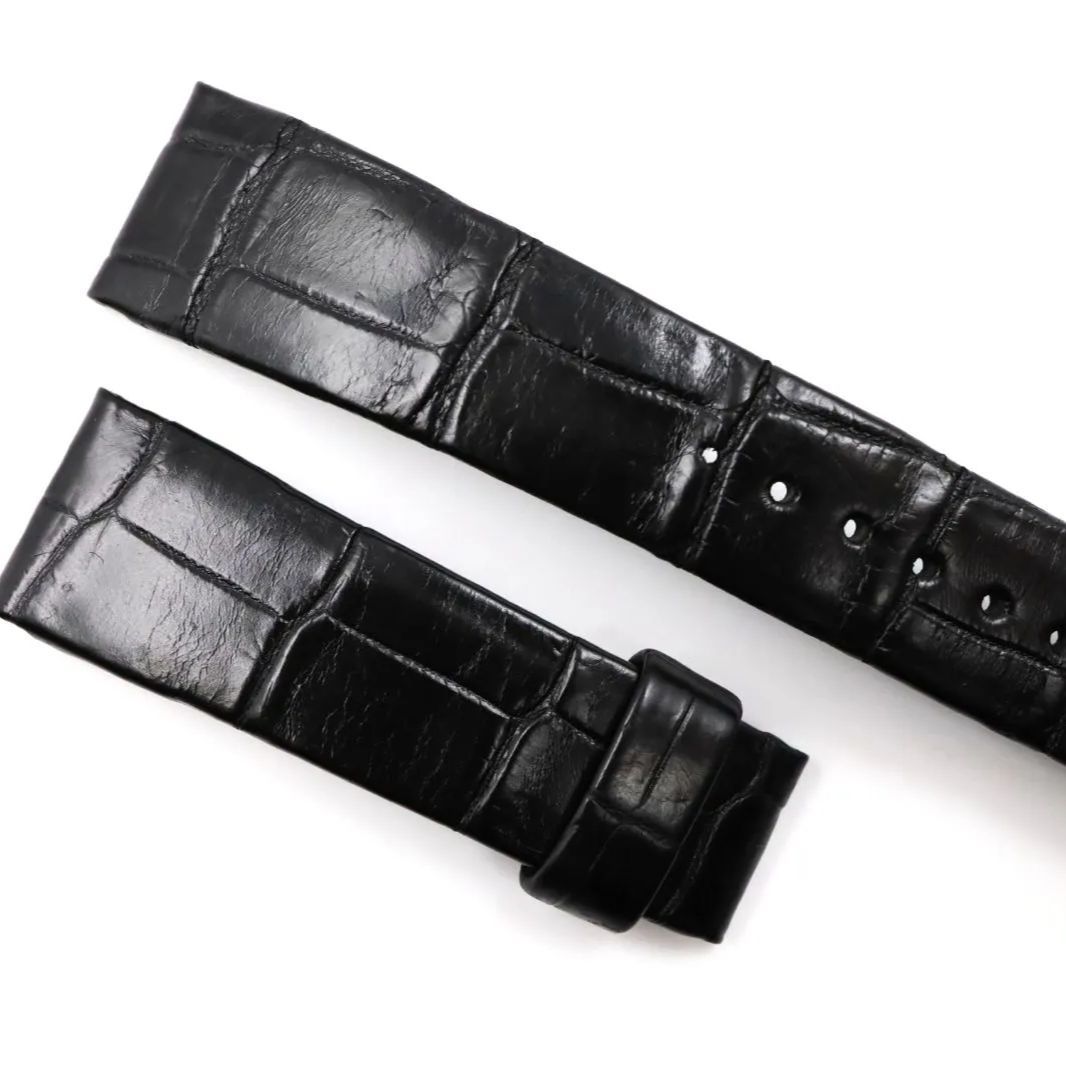 19mm-16mm】AB（極美品）グランドセイコー 本クロコダイル ベルト 本革
