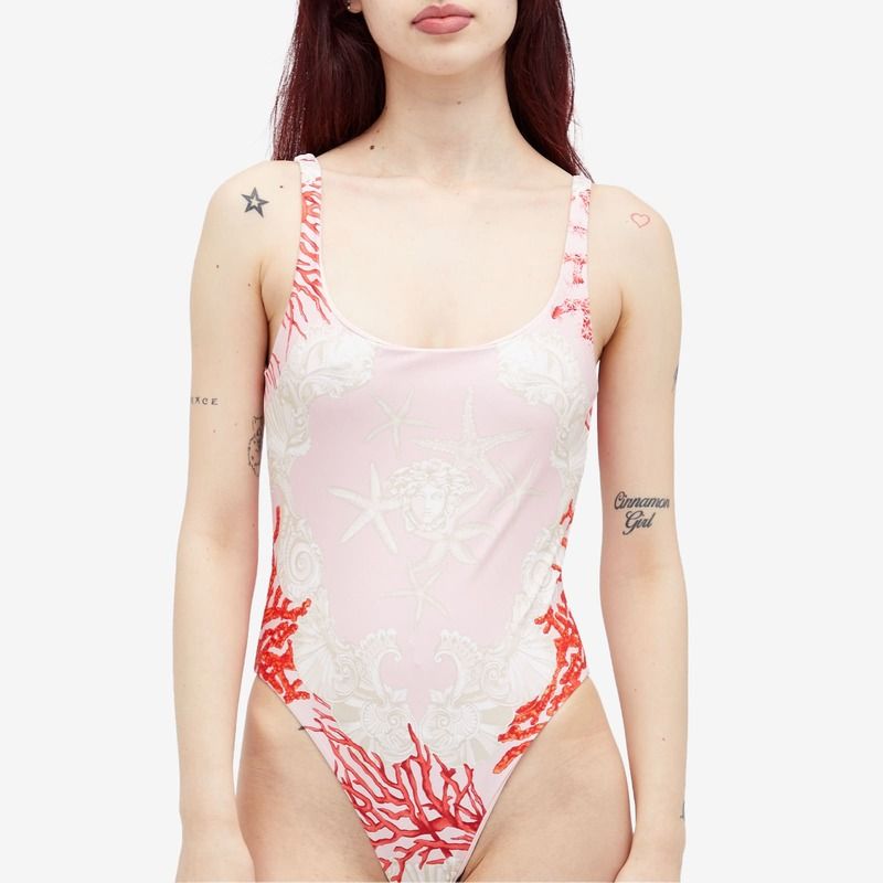 ヴェルサーチ メンズ 水着 上下セット Versace One Piece Swimsuit