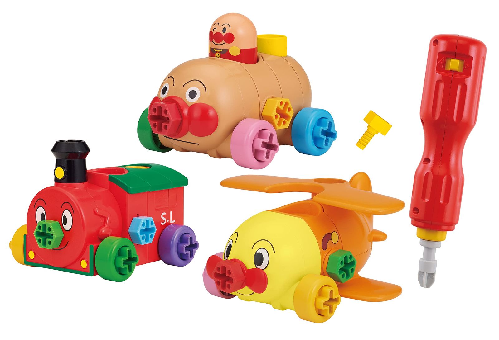 セガフェイブ SEGA FAVE アンパンマン くみたてDIY くみかえいっぱい! アンパンマンごうとなかまたちセット