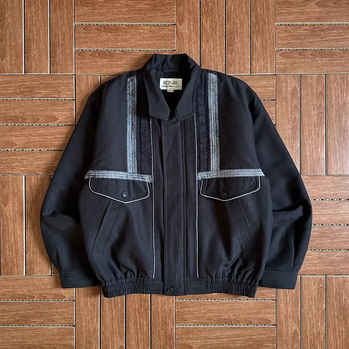 アウター ジャケット・アウター re00re Rep-re ヴィンテージ ブルゾン ジップ