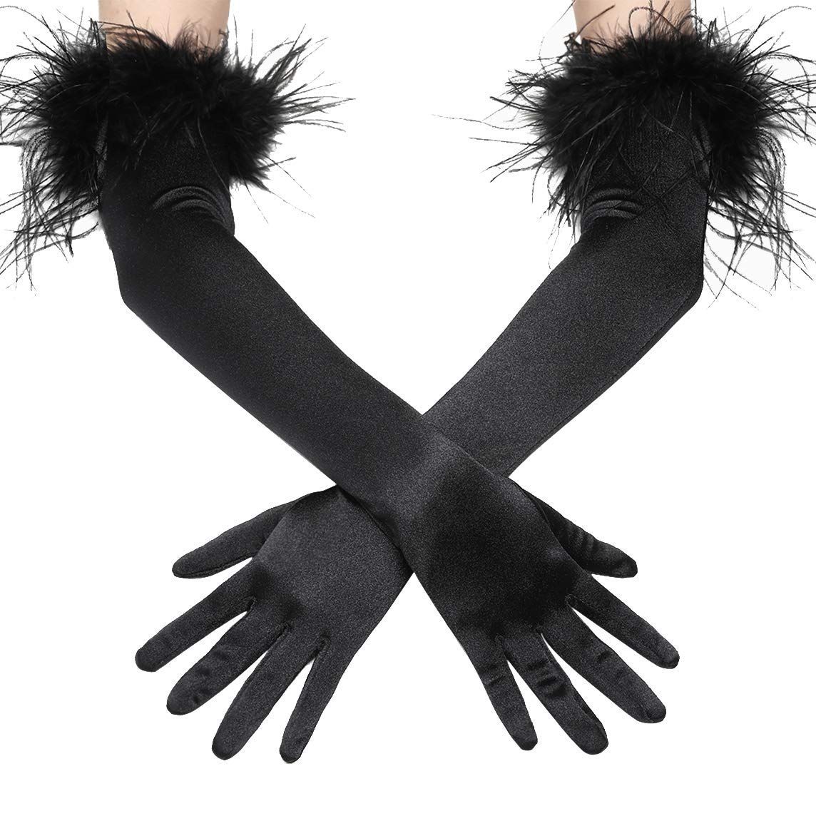 在庫処分 羽根付き 結婚式 花嫁グローブ 披露宴 演奏会 ブライダル手袋 パーティー ウェディンググローブ ページェント フェミニン BABEYOND ロング