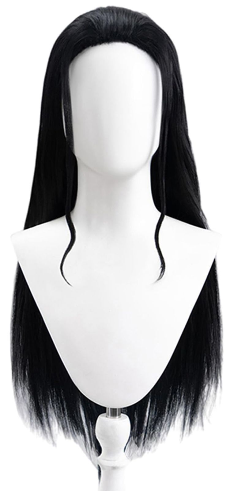 レディーズ 魅力的 オールバック 耐熱 姐御 ストレート かつら ブラック コスプレウィッグ