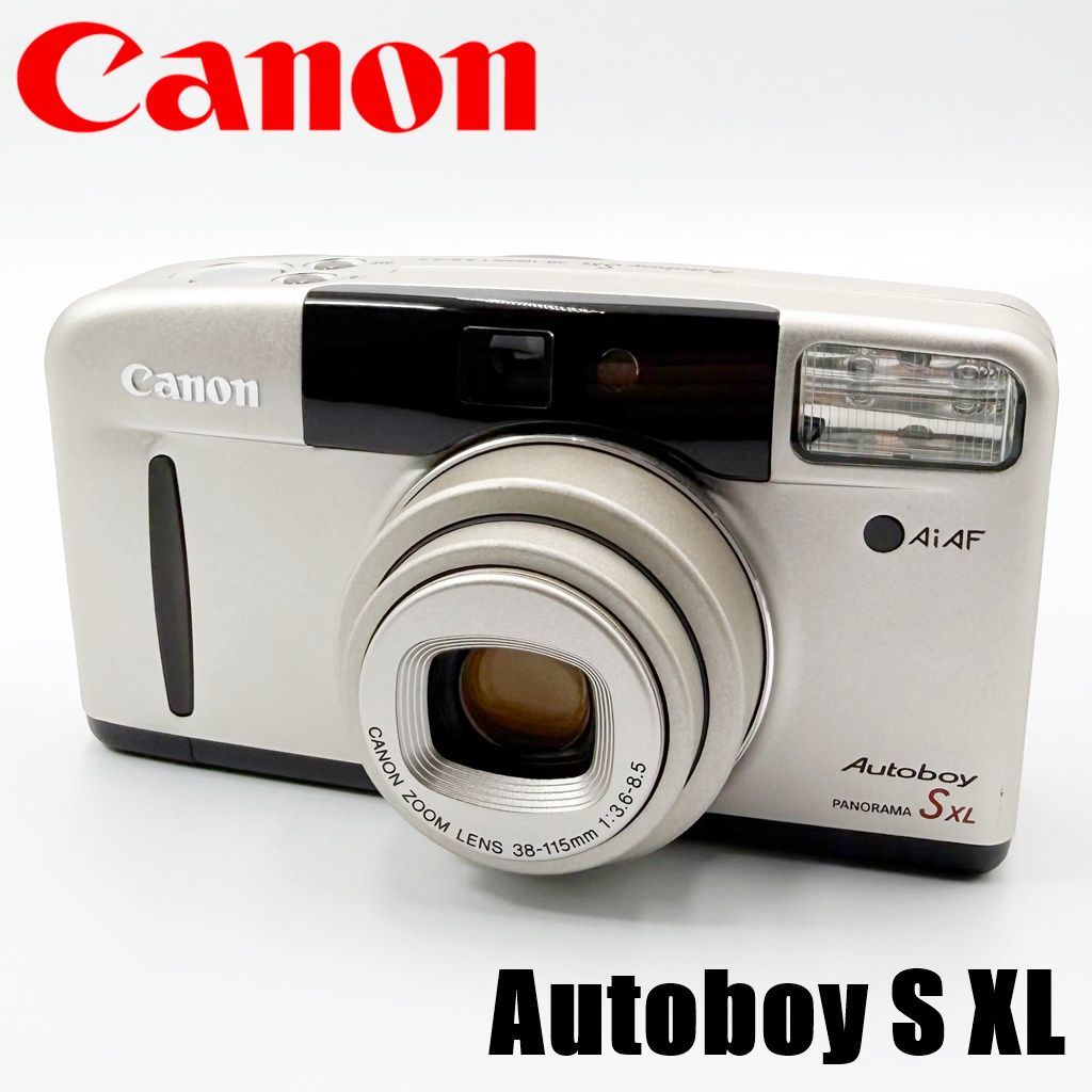 美品】キヤノン CANON Autoboy S XL コンパクトフィルムカメラ 中古