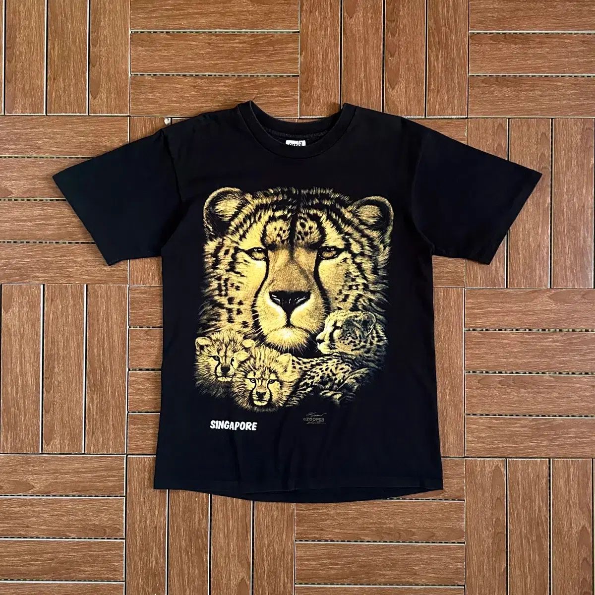 エンビル USAコットン BIGプリンティング半袖T M