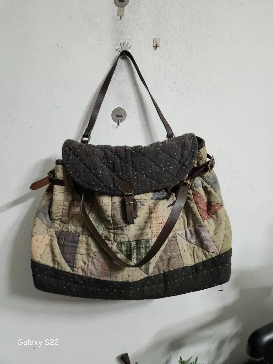 ヴィンテージ パッチワーク キルティング ショルダーバッグ