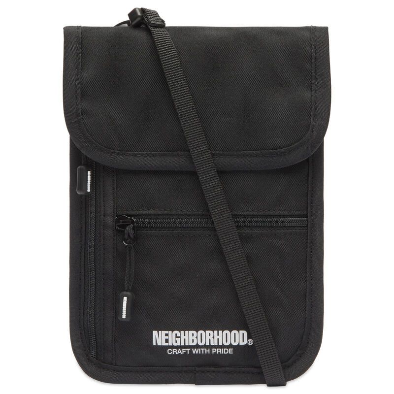 ネイバーフッド メンズ バッグ Neighborhood Passport Case Black