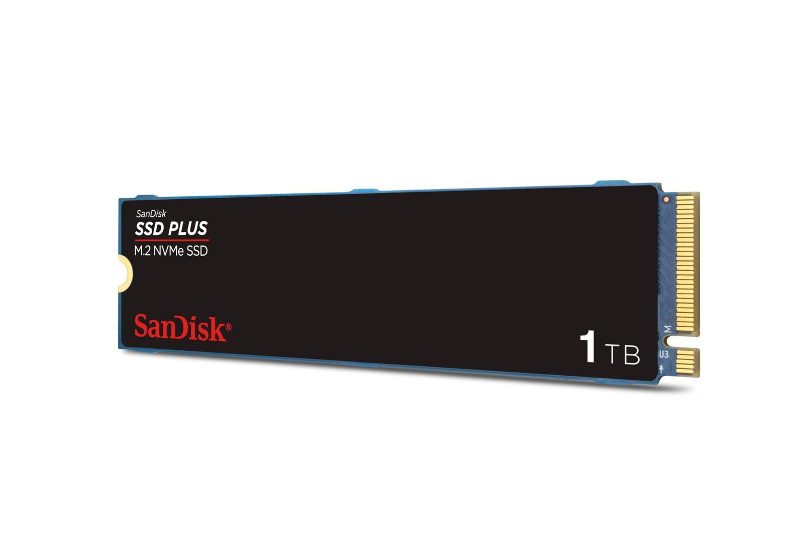SanDisk SSD Plus 1 TB M 2 2280 PCIe Gen 3 NVMe 最大3200 MB 秒の読み取り速度
