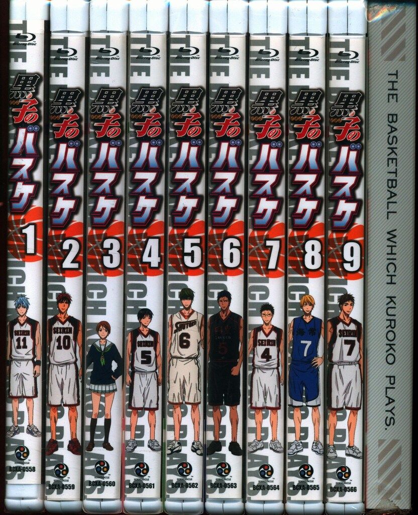 アニメBlu-ray 初回)黒子のバスケ 1st SEASON 全9巻 セット - メルカリ