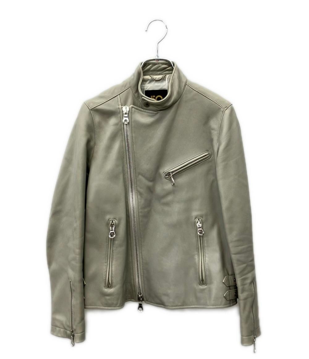 エストネーション シングル ライダース ラムレザー レディース SIZE 36 XS ESTNATION