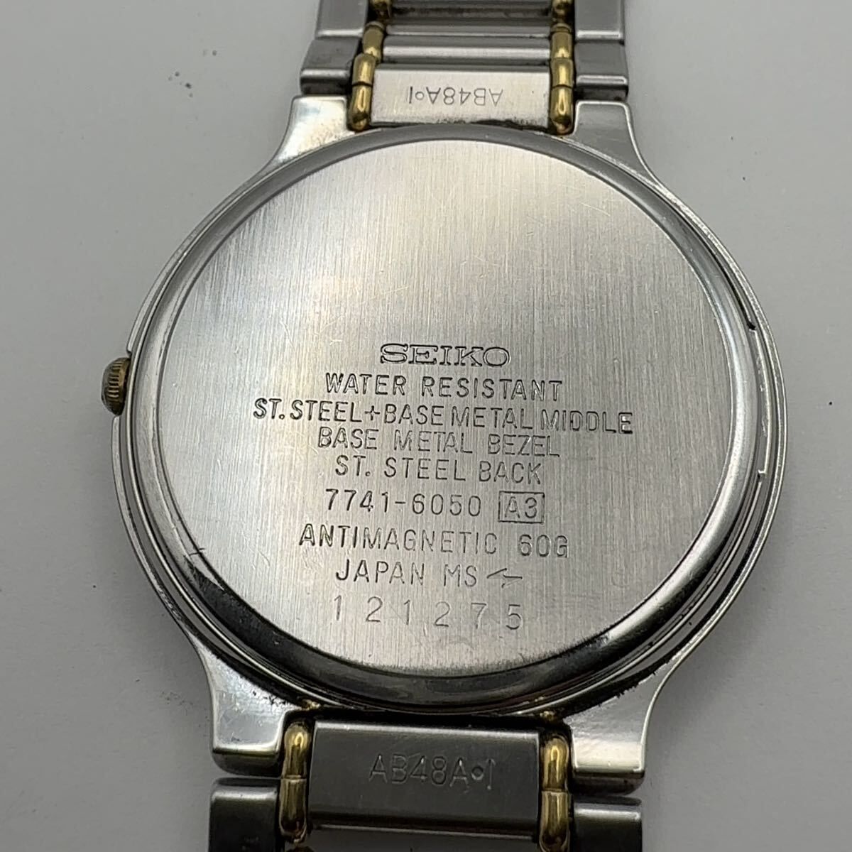 SEIKO 7741-6050 セイコー DOLCE ドルチェ クォーツ メンズ 腕時計 