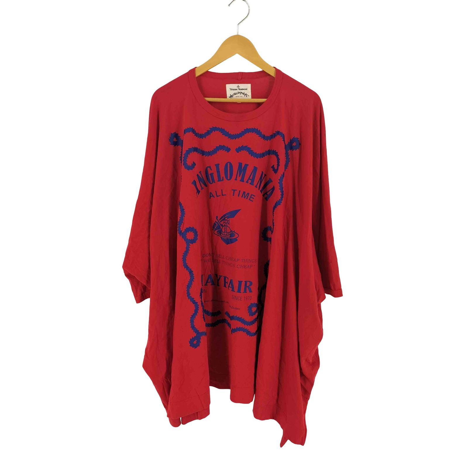 ヴィヴィアンウエストウッド アングロマニア オーバーサイズTシャツ 変形 ヴィヴィアンウエストウッド アングロマニア Vivienne Westwood