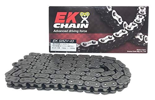 EK イーケー NXリングシールチェーン 525 ZV X 3 スチール 114 L カシメジョイント