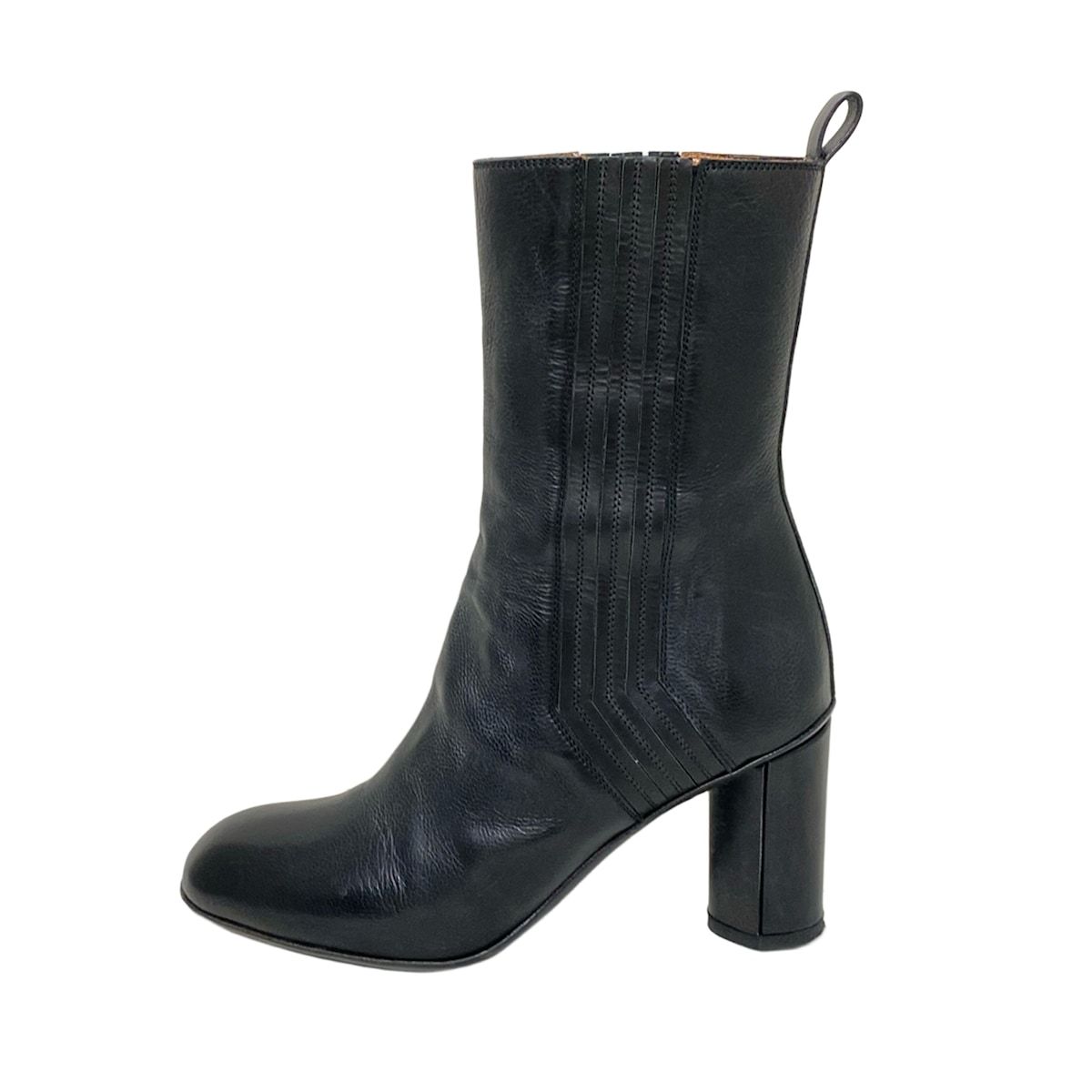 SARTORE(サルトル) ショートブーツ 36 レディース - 黒 サイドゴア