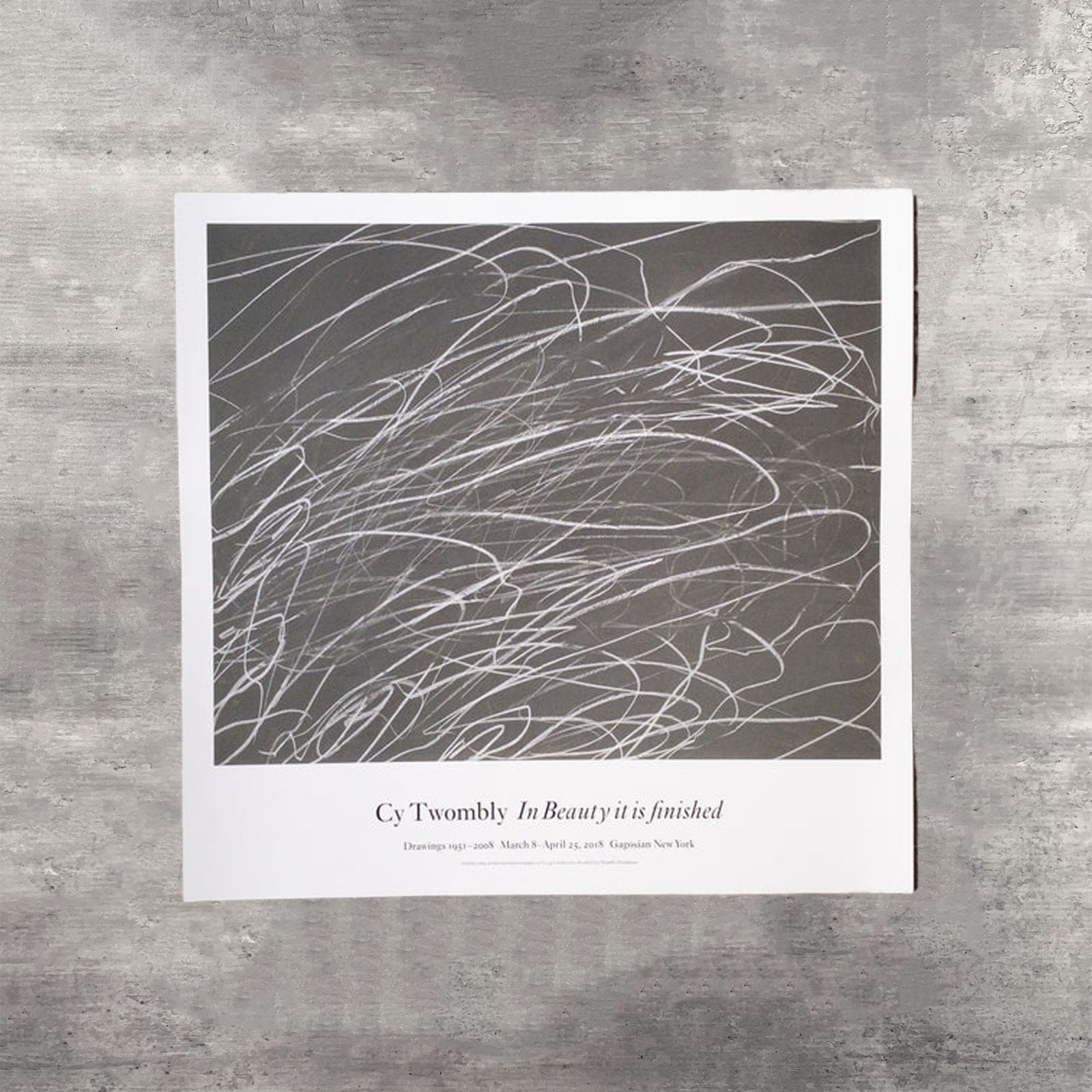 cy twombly ポスター アート 画家 サイ・トゥオンブリー Cy Twombly