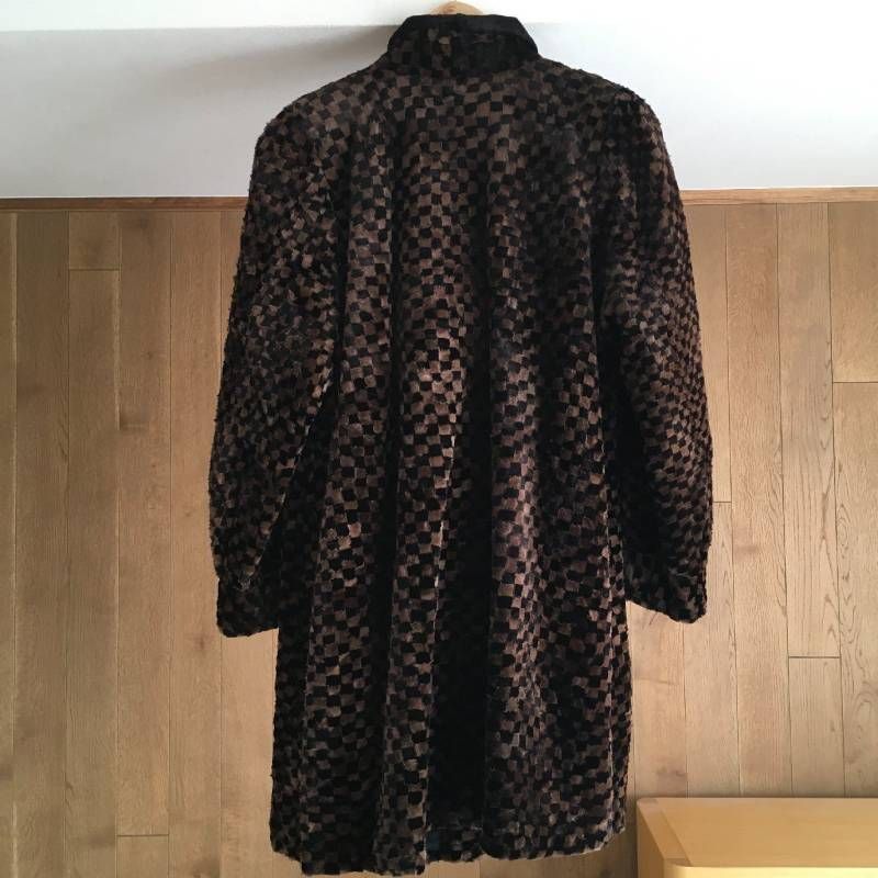 希少 極美品✨ ジャンルイシェレル ミンク コート カットワーク M 黒 金 極美品 MINKミンク 最高級シェアード 市松 柄 ミンクコート - メルカリ