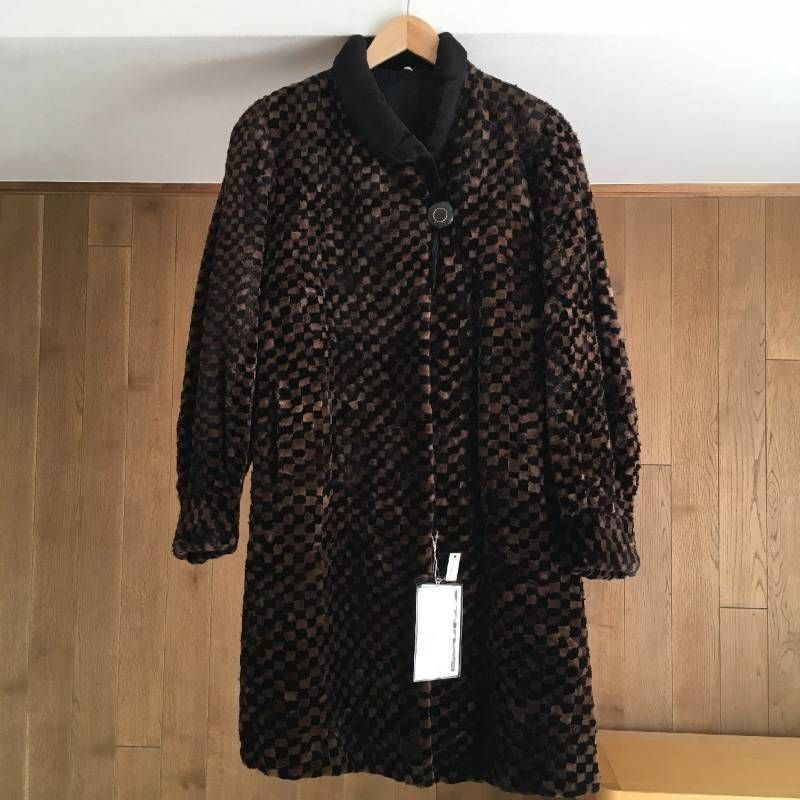 極美品 MINKミンク 最高級シェアード 市松 柄 ミンクコート - メルカリ