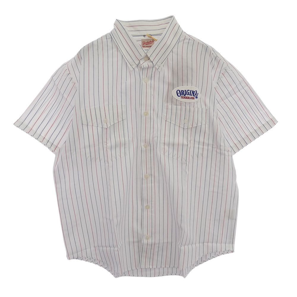 テンダーロイン TENDERLOIN テンダーロイン ストライプ柄 ワッペン