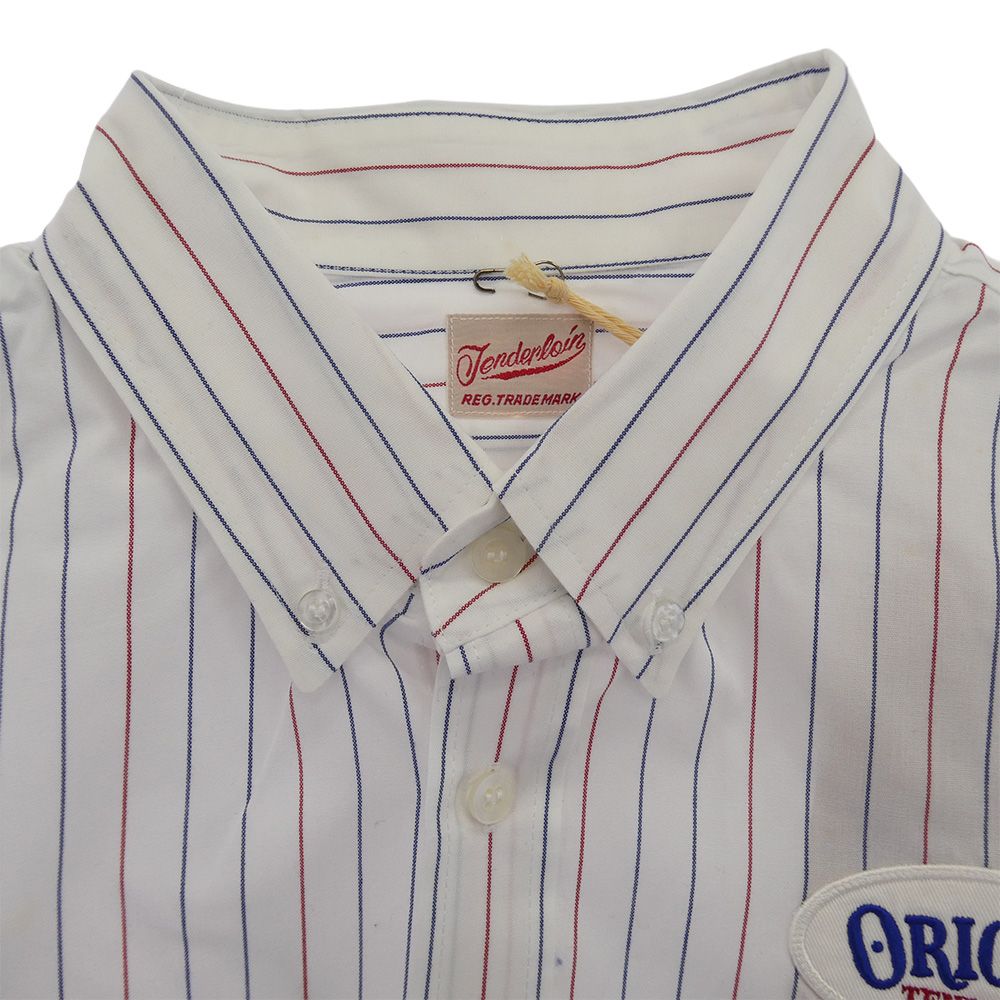 TENDERLOIN テンダーロイン T-WORK SHT U BD S/S ロゴワッペン付き