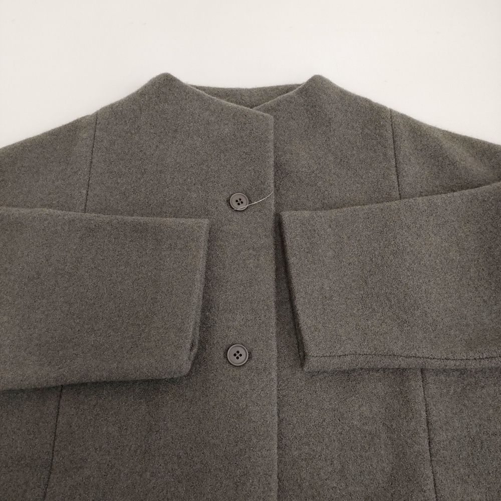 evam eva プレスウールコート サイズ2 定価46200円 E253K090 コート