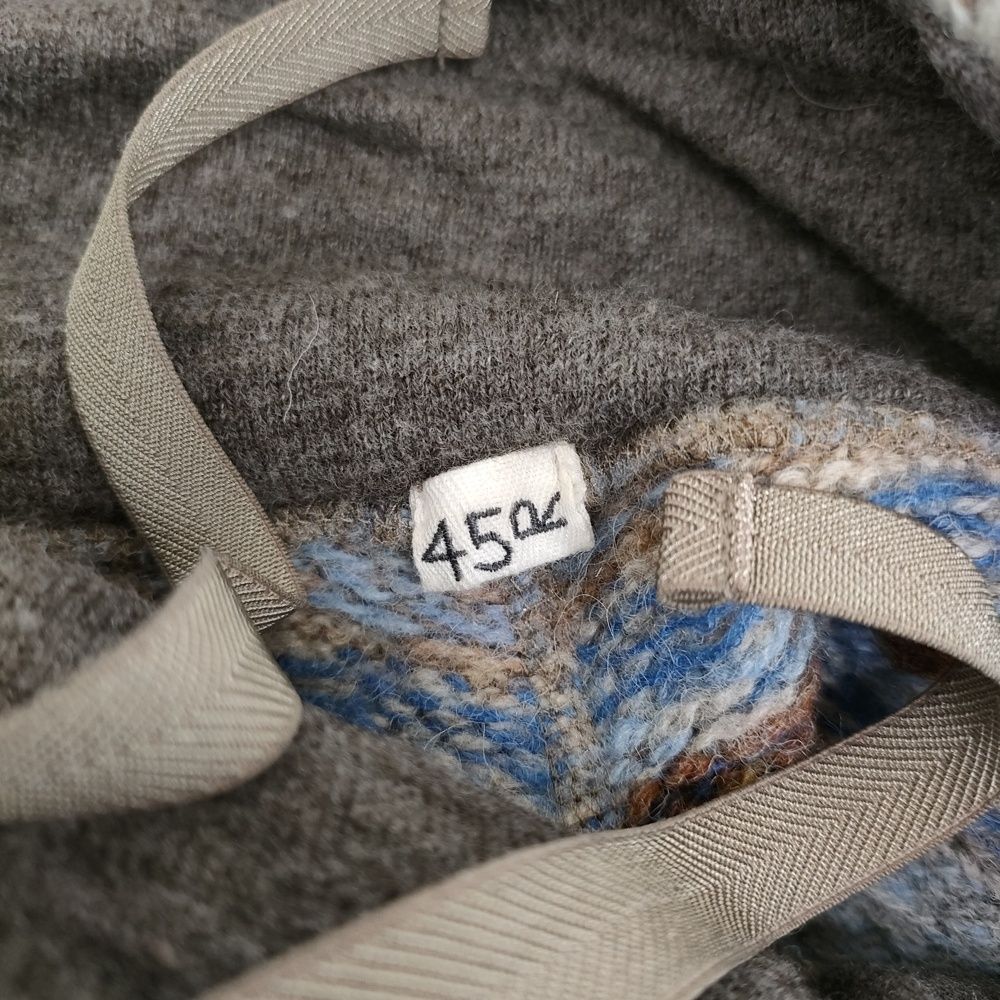 45R フェアアイル　ニットパンツ 　マルチカラー 45R/45rpm フェアアイルのニットパンツ サイズ2 定価42900円 ベージュ