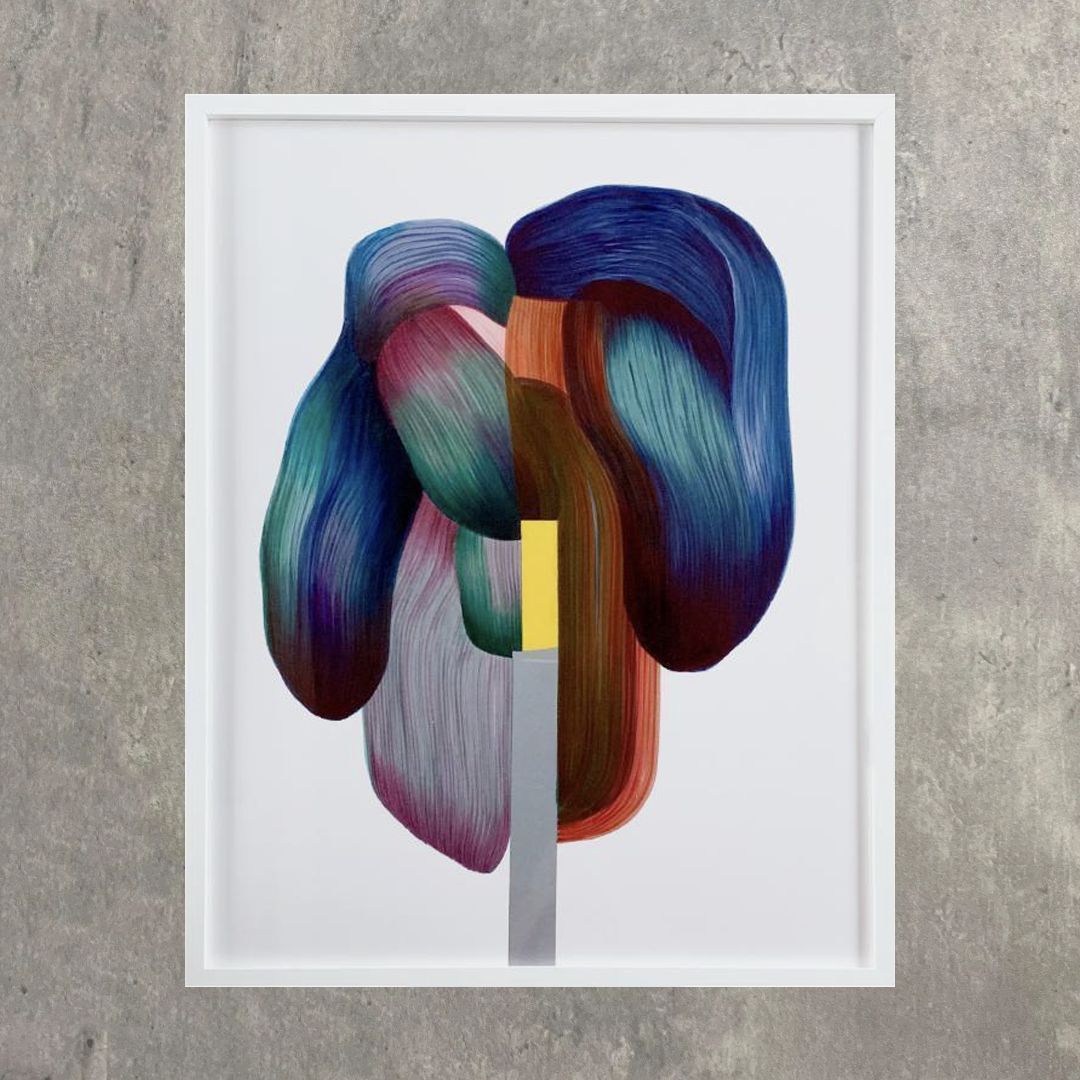 額装済 Ronan Bouroullec Drawing 16 正規ポスター 70 5 89 cm ホワイトフレーム付