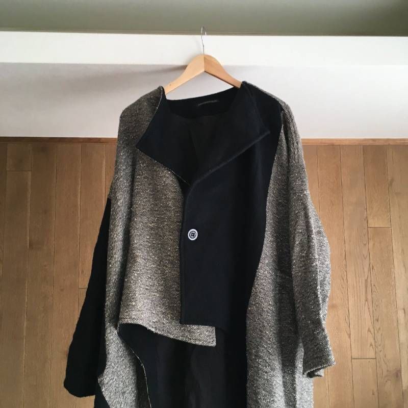 美品　Y's ワイズ　ヨウジヤマモト　変形　コート Y's ワイズ ヨウジヤマモト 変形 ロング コート1 YC-C20-106 - メルカリ