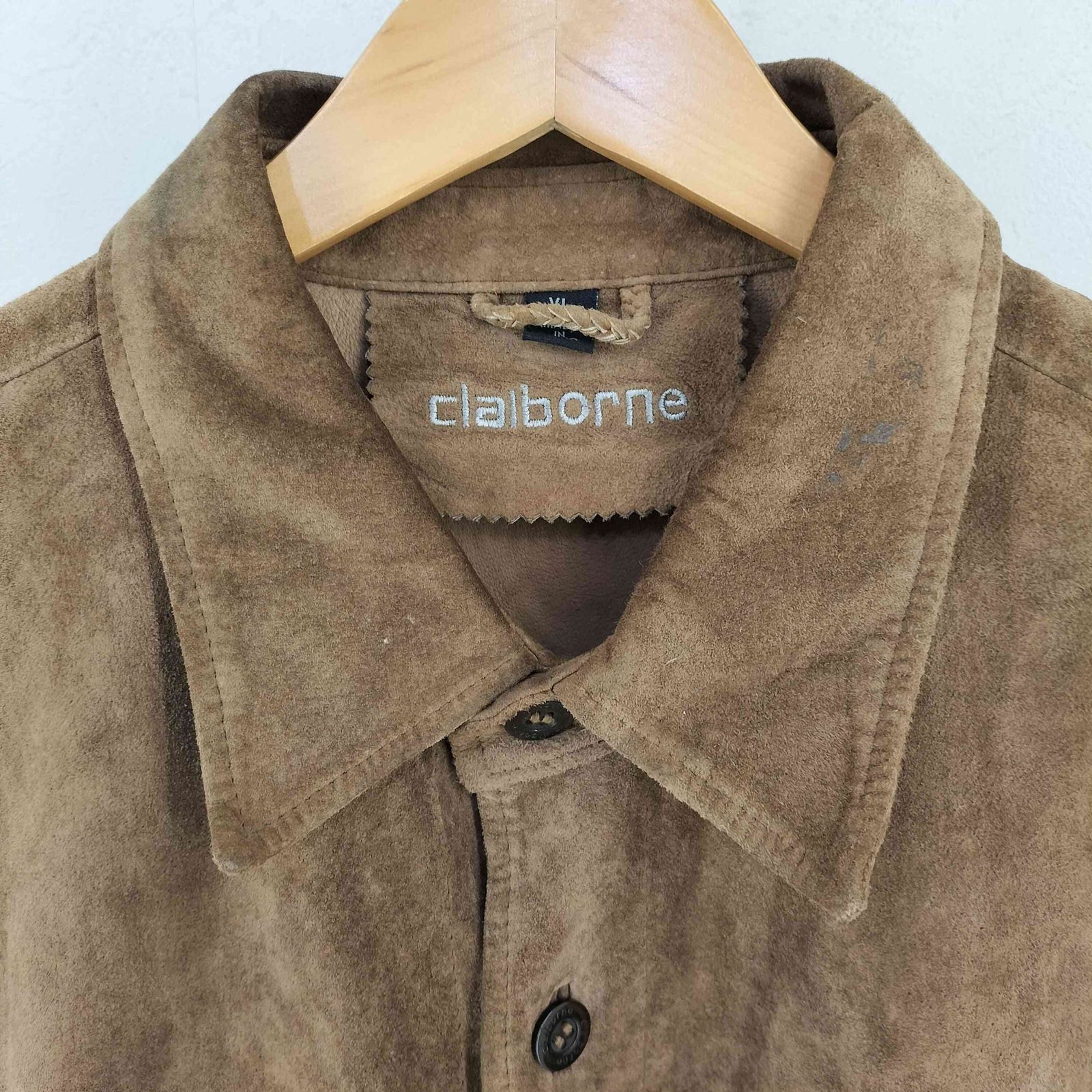 ユーズドフルギ USED古着 {{Liz Claiborne}}スエードレザーシャツ 