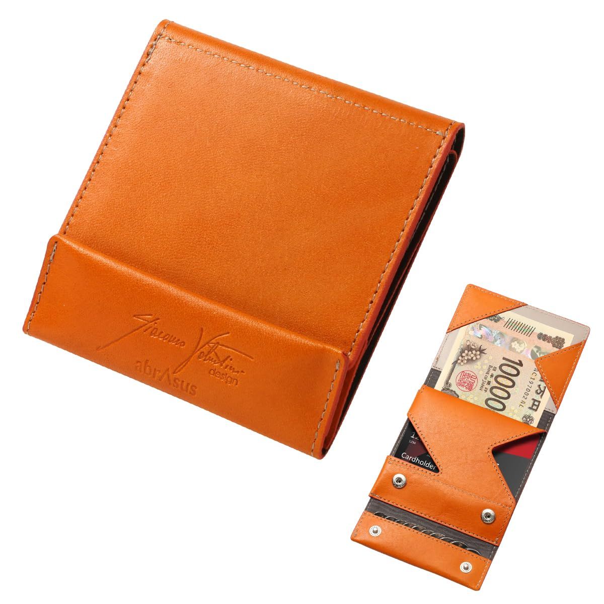 アブラサス 薄い財布 Giacomo Valentini モデル メンズ 財布 日本製