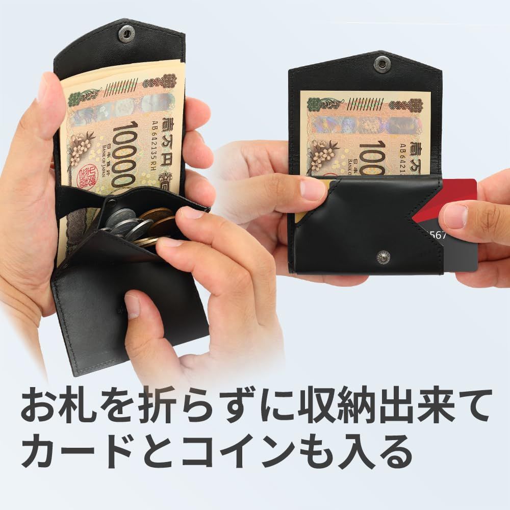 アブラサス] 小さい財布 ブッテーロレザーエディション メンズ 財布