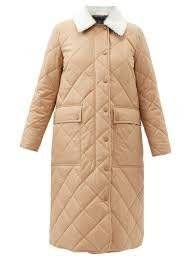 極美品 BURBERRY バーバリー キルティング ロング ボア コートS/P