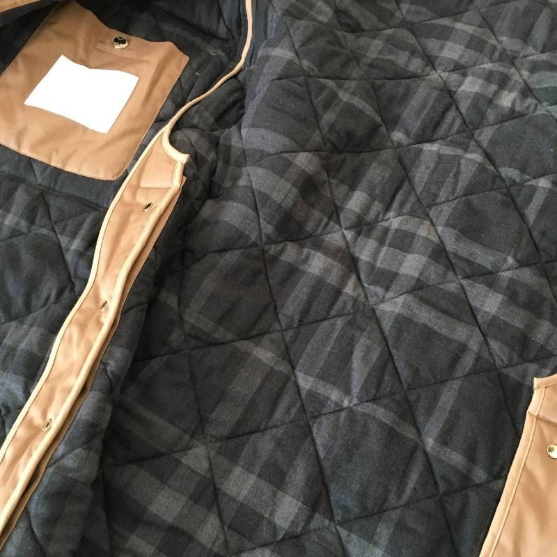 極美品 BURBERRY バーバリー キルティング ロング ボア コートS/P