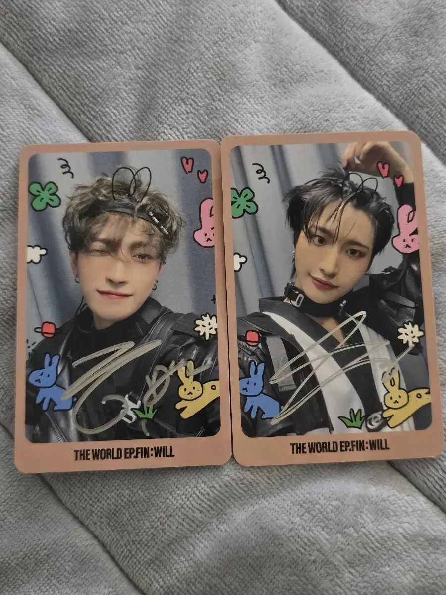 ATEEZ Will withfans トレカ　ソンファ ATEEZ WILL ホンジュン/ソンファ サイン トレカ - メルカリ