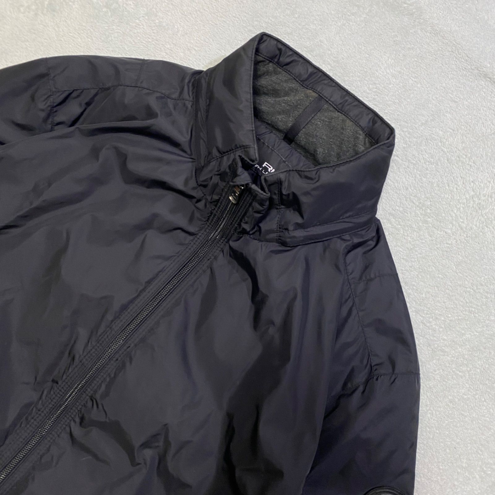 RLX Ralph Lauren ブラックナイロンジャケット L - メルカリ