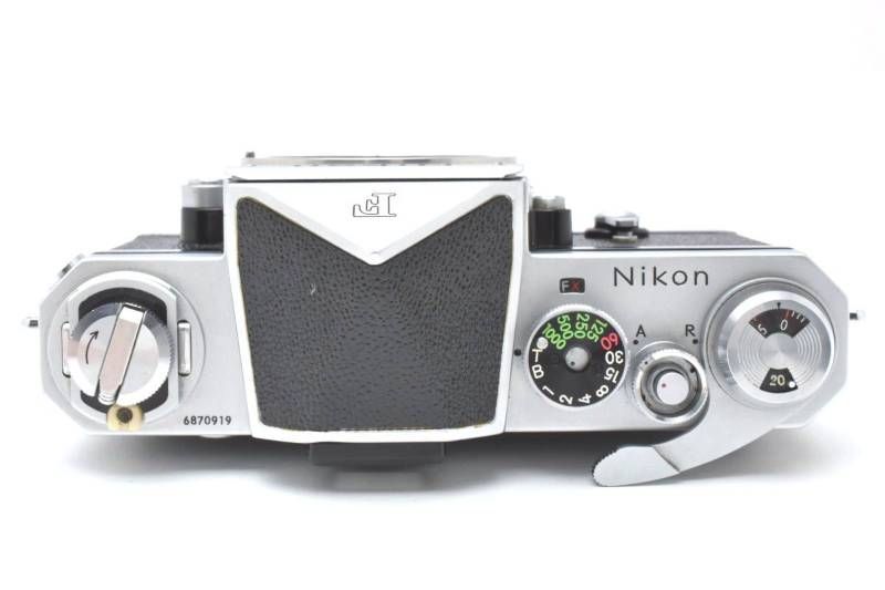 実用品】Nikon ニコン F アイレベル シルバー ボディ フィルム一眼