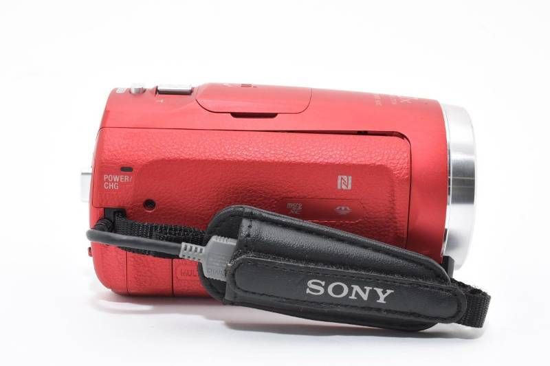 現状品 レンズ美品】Sony ソニー Exmor HDR-CX680 赤 レッド ビデオ