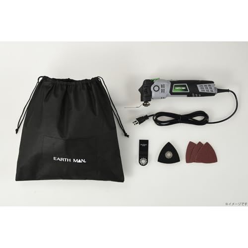 迅速に発送 ?儀 Takagi EARTH MAN マルチサンディングカットソー 電動工具 変速ダイヤル 工具不要で刃の交換 スピード調節 6段階 木材 研磨 中抜き切断 軟鉄材 フラット切断 角の研磨 コード式 変速 コード長2 m MSC 300 SC