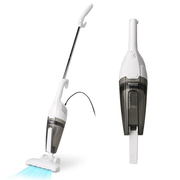 MAXZEN 掃除機 スティッククリーナー コード式 自立式 パワフル吸引 na 迅速に発送】【TVで紹介されました】 MAXZEN 掃除機 スティック