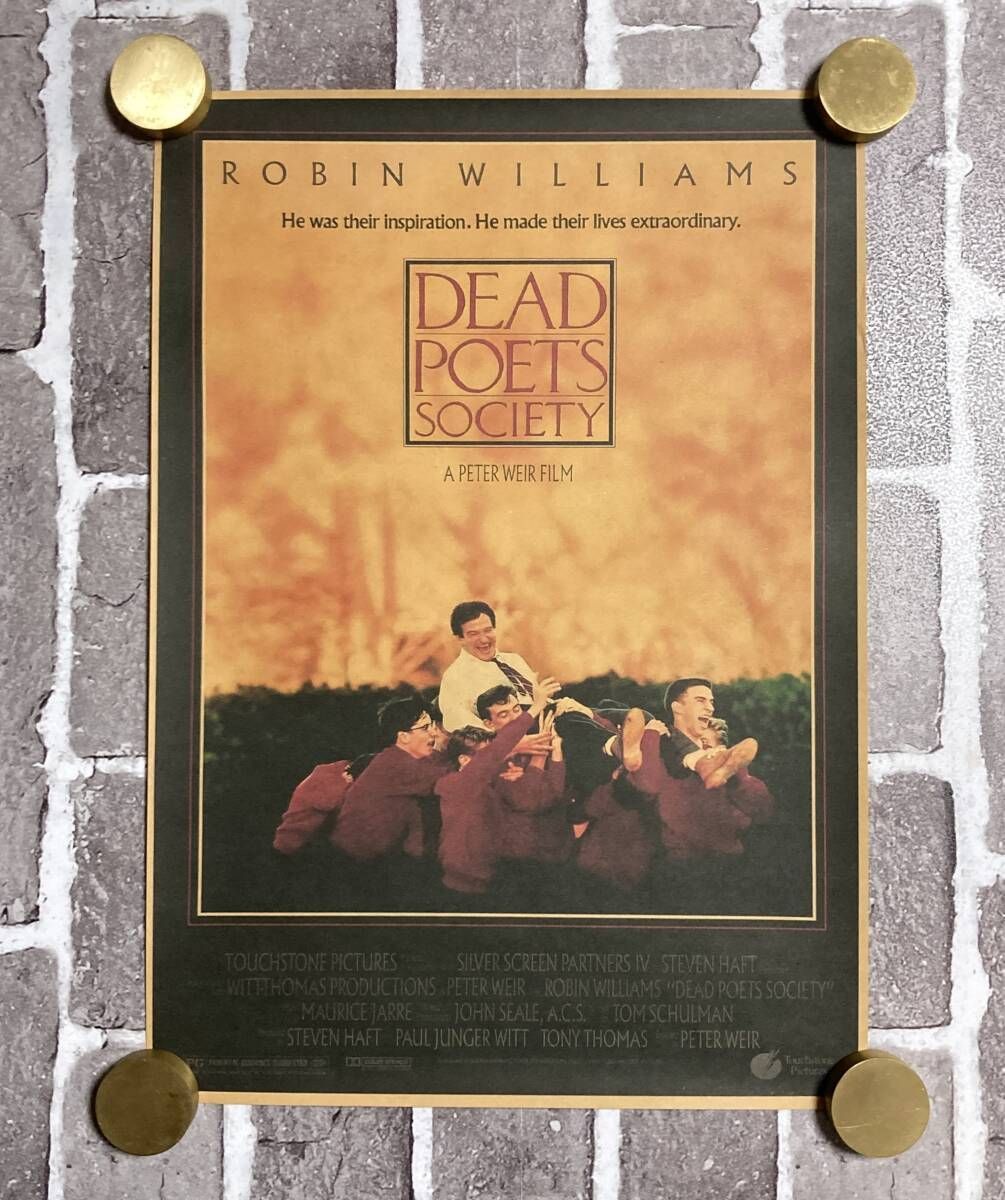 クラフト紙製 映画ポスター いまを生きる （ロビン・ウィリアムズ 主演