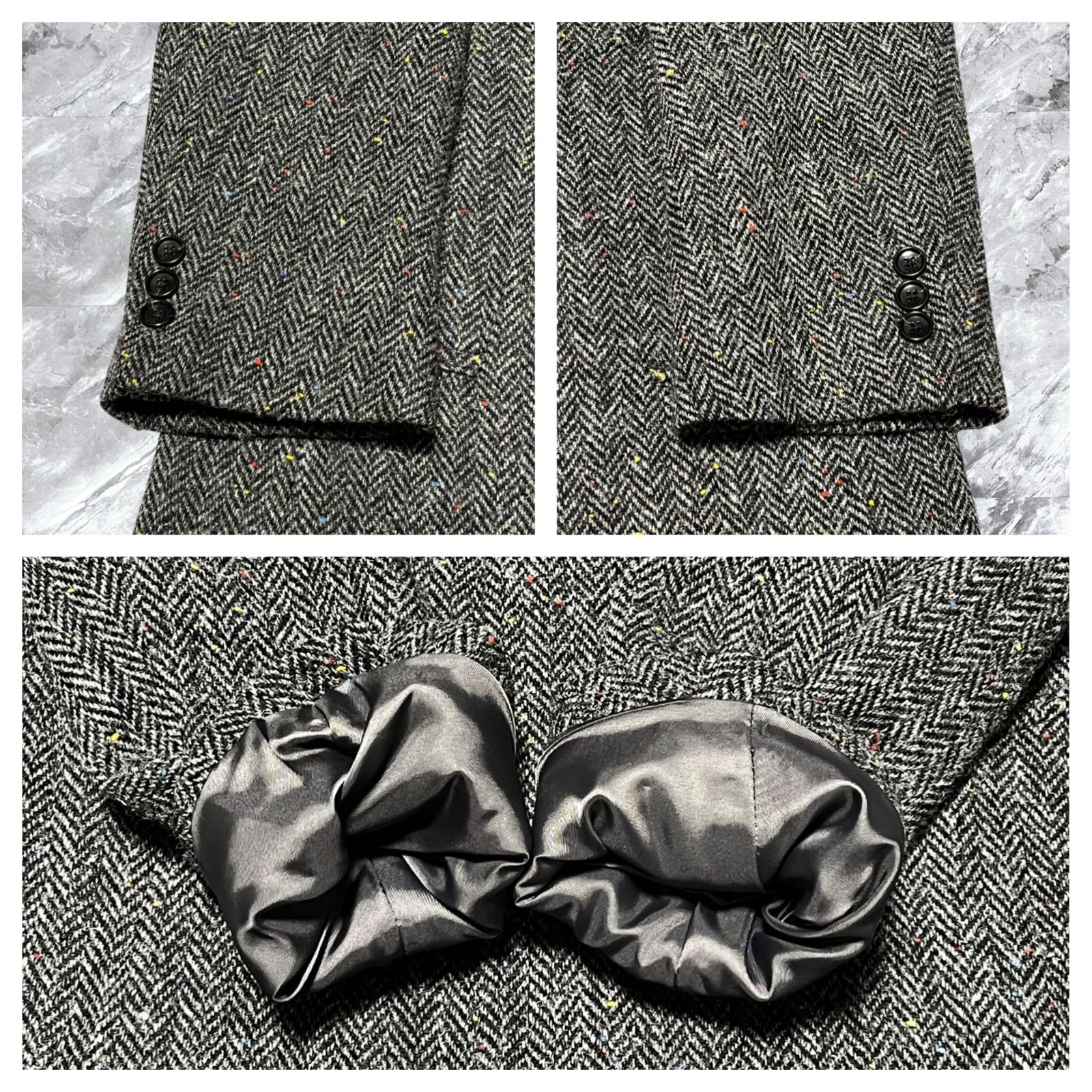 極美品 Harris Tweed ハリスツイード OXFORD CLASSIC オックスフォード