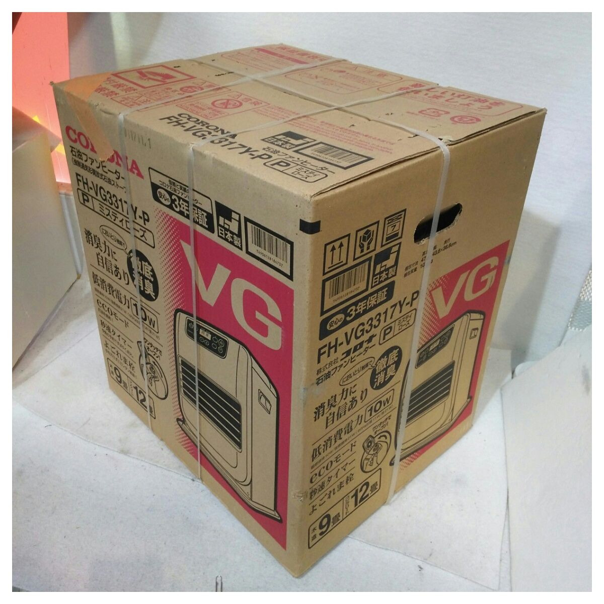 未使用品】コロナ 石油ファンヒーター 木造9畳まで/コンクリート12畳