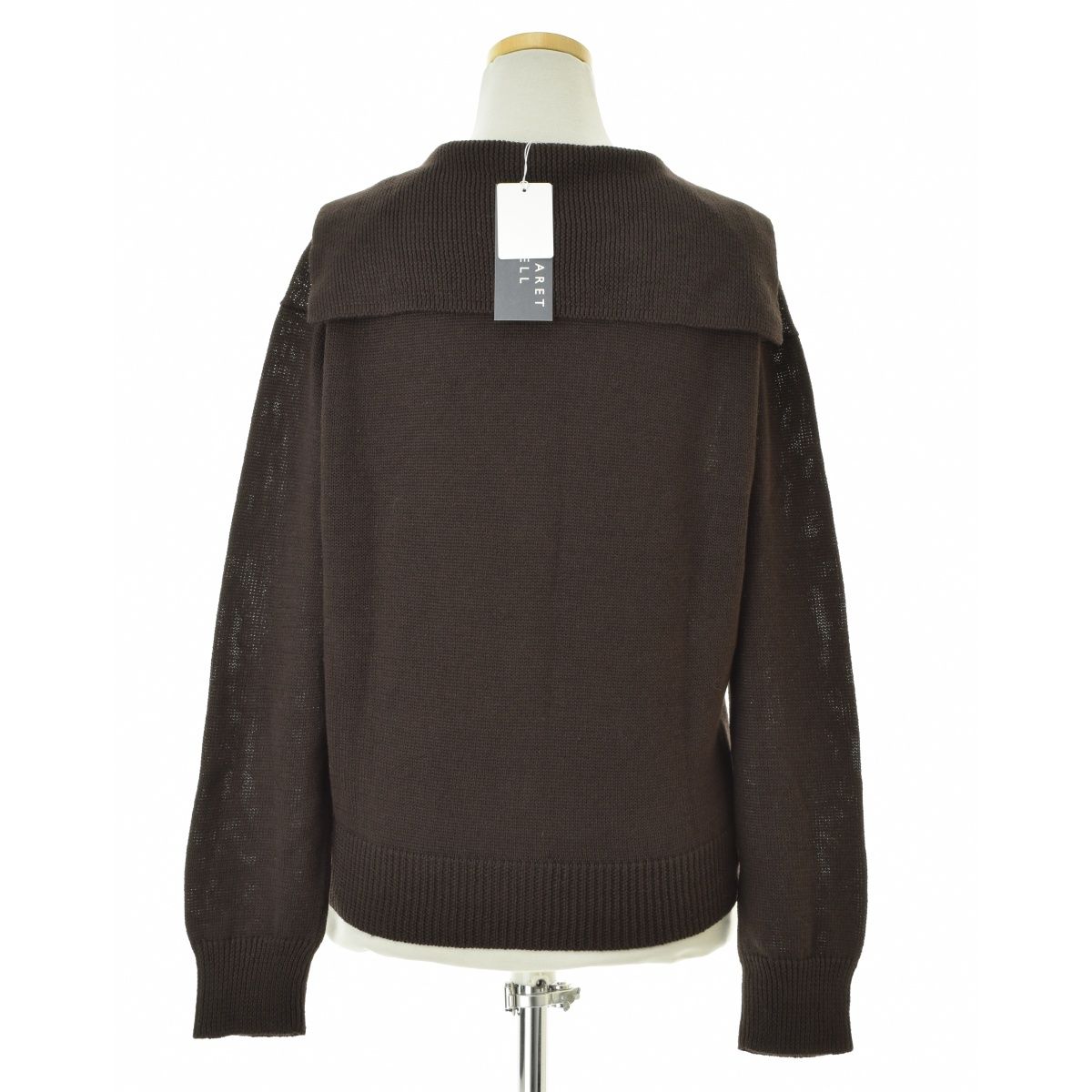 MARGARETHOWELL】24SS 5784164002 LINEN COTTON SILK KNIT セーラー  