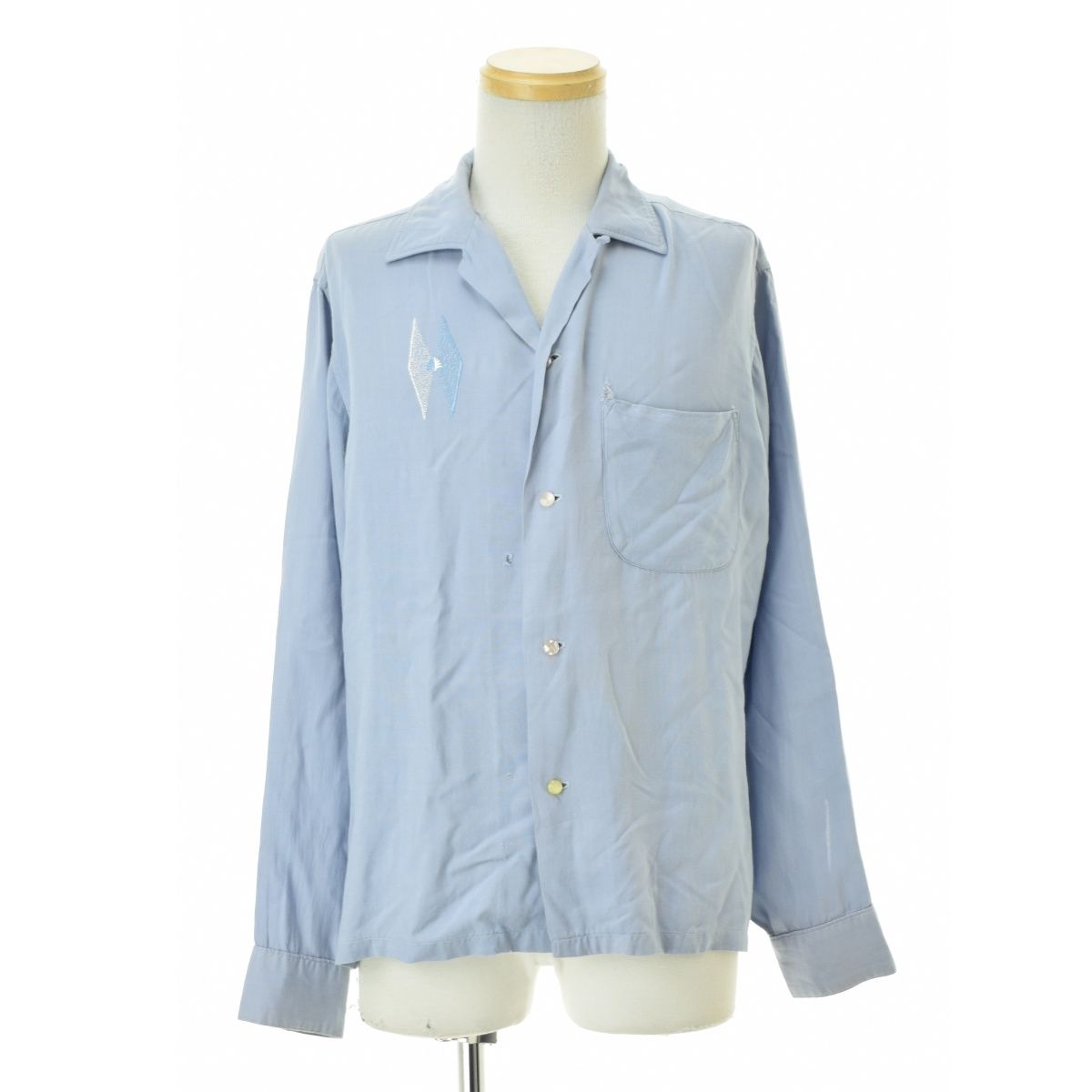 【VANHEUSEN】60〜70s レーヨン オープンカラー長袖シャツ VANHEUSEN】60〜70s レーヨン オープンカラー長袖シャツ - メルカリ