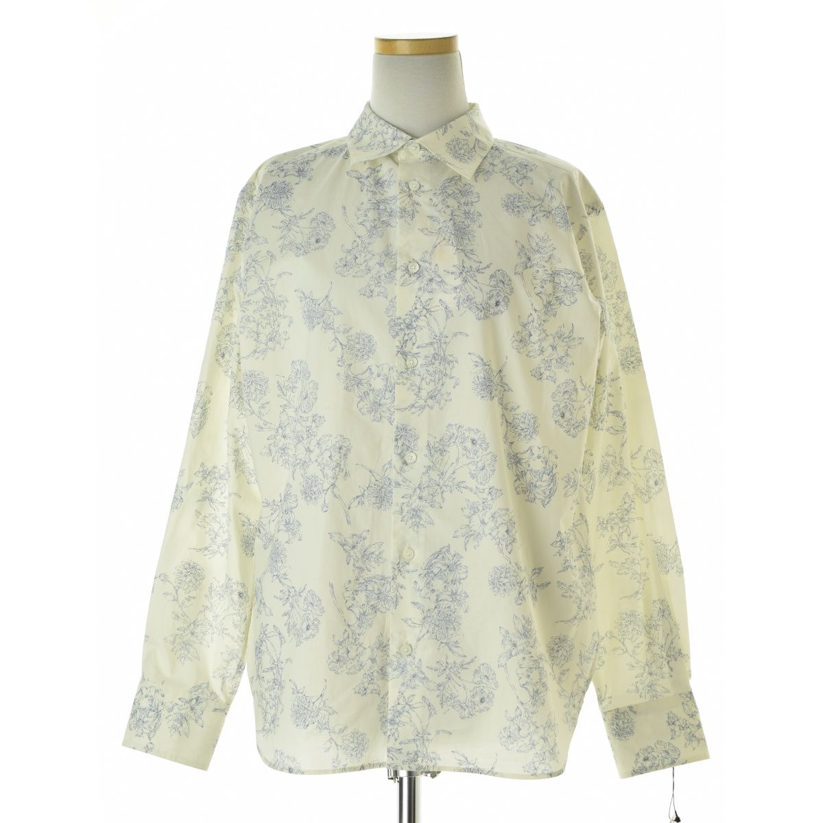 MACPHEE】25AW 12-01-54-01007 HN ブルームプリント レギュラーカラー 