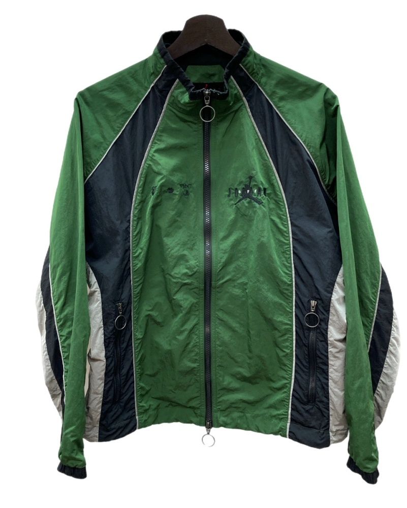 ジョーダン JORDAN OFF White オフホワイト AS M J OW TRK JKT FOREST GREEN トラック ジャケット 緑 cv 3503 361 刺繍 グリーン Sサイズ 104 MT 2457