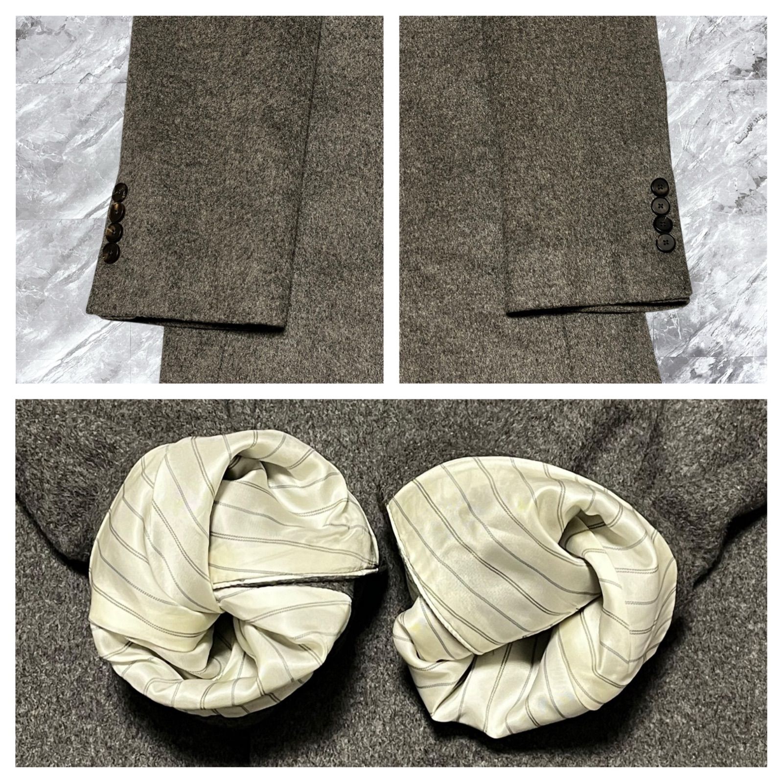 極美品 ARTISAN アルチザン ロングコート スタンドカラー ステンカラー