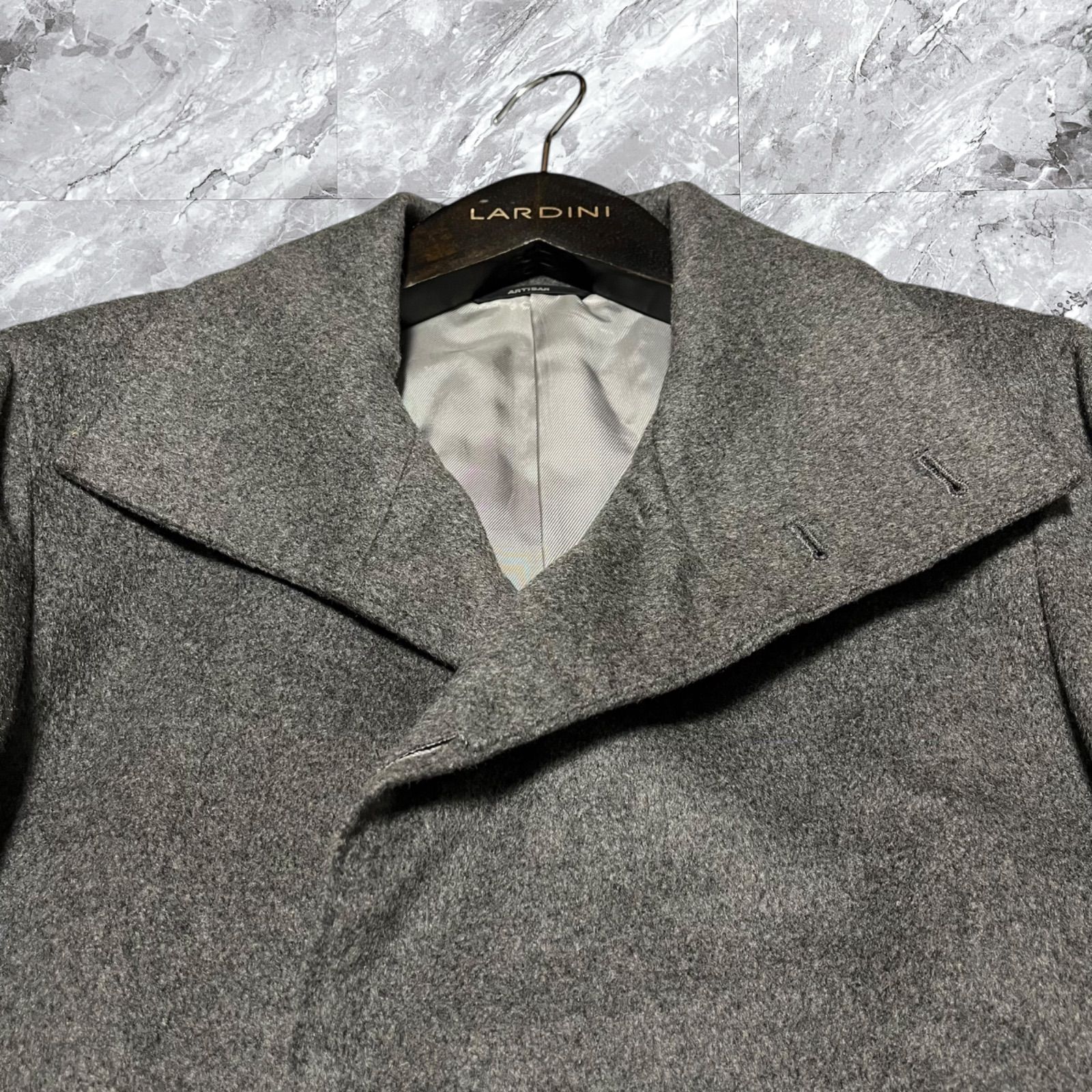 極美品 ARTISAN アルチザン ロングコート スタンドカラー ステンカラー