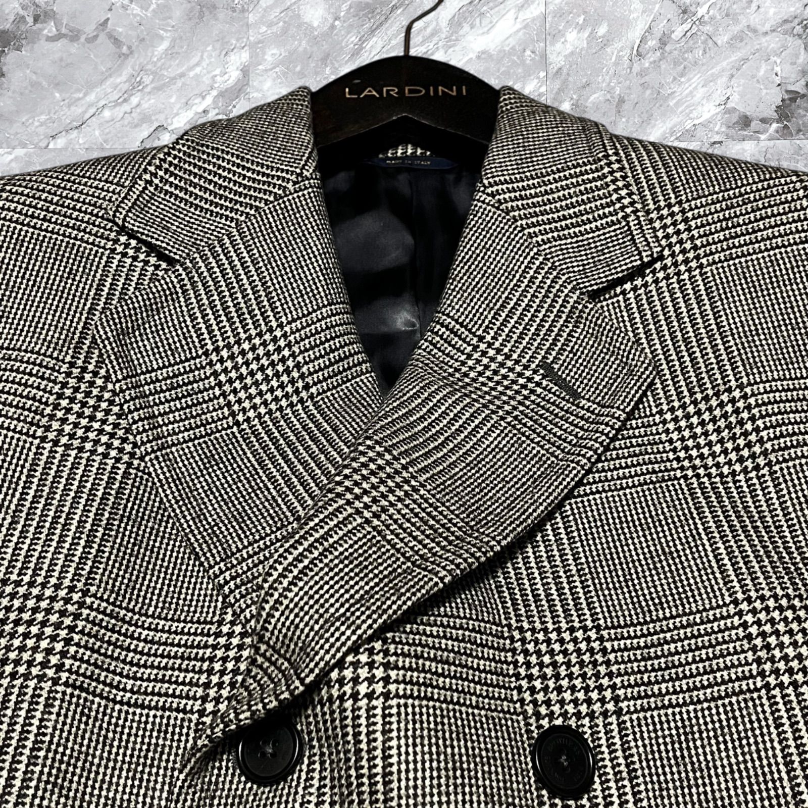 ロロピアーナ ブルックスブラザーズ ダブルチェスター グレンチェック 38 極美品 Brooks Brothers ブルックスブラザーズ Loro Piana