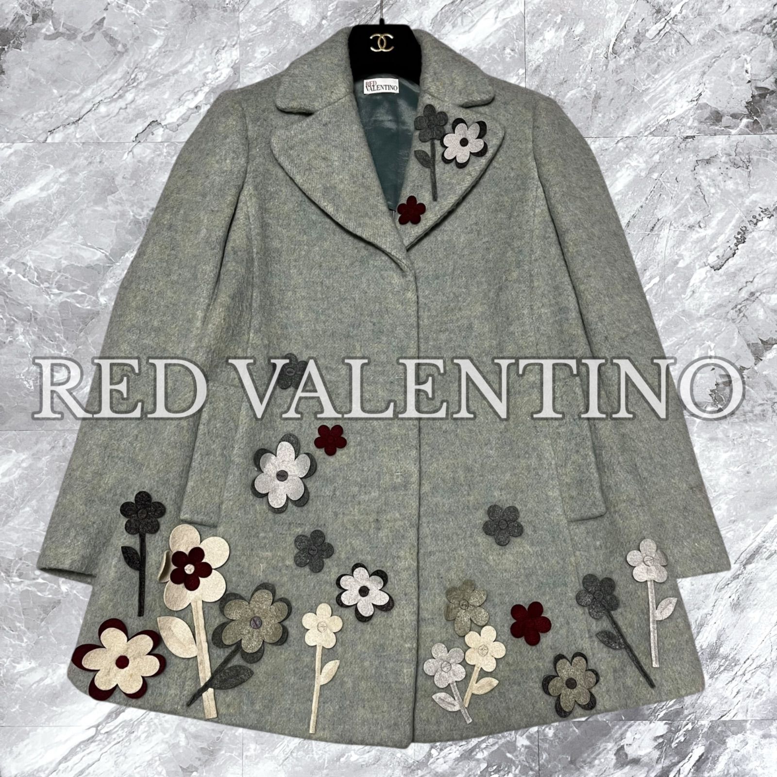 極美品 RED VALENTINO レッドヴァレンティノ ウールコート 極美品 RED VALENTINO レッドヴァレンティノ ウールコート