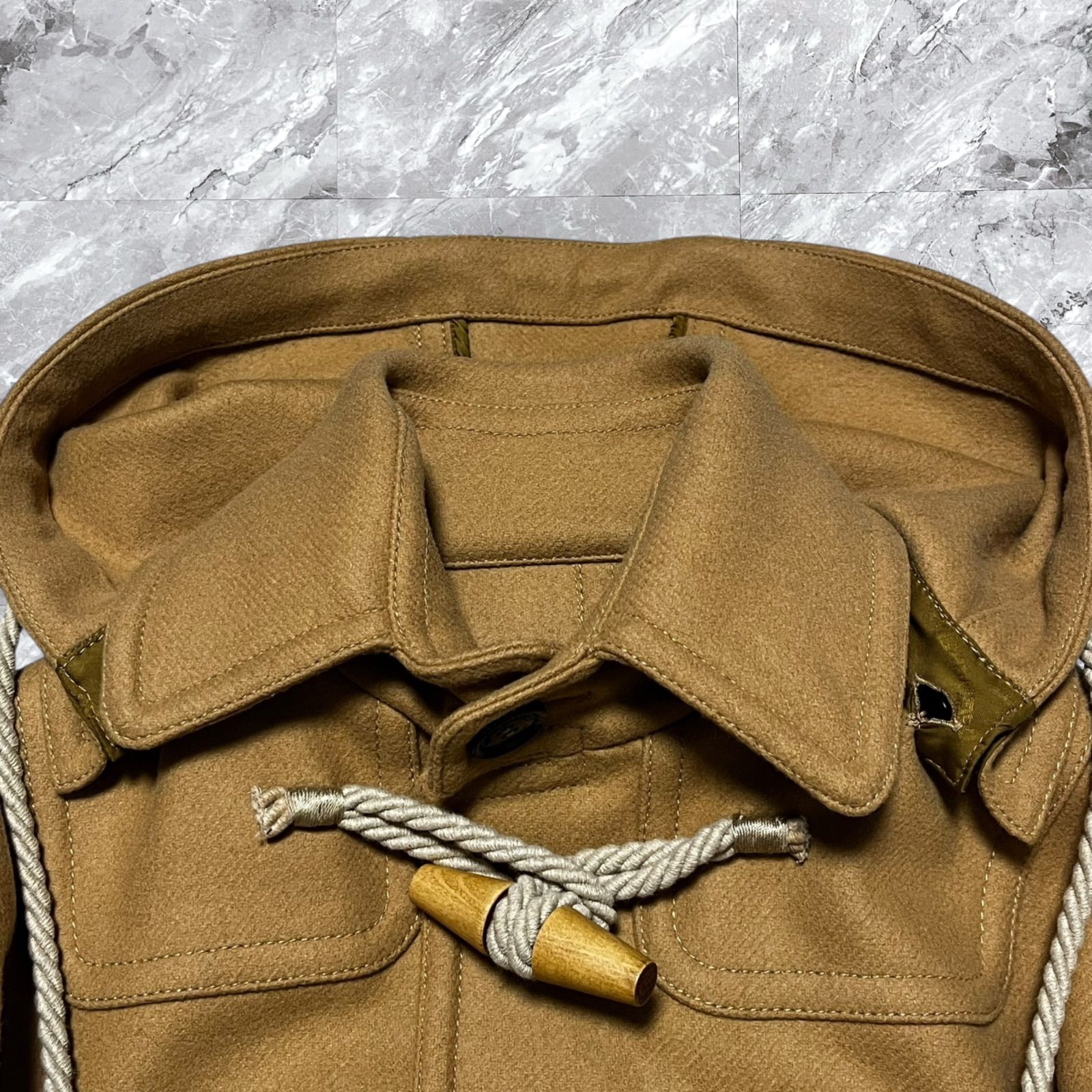 極美品 DSQUARED2 ディースクエアード 2way ダッフルコート ショート丈