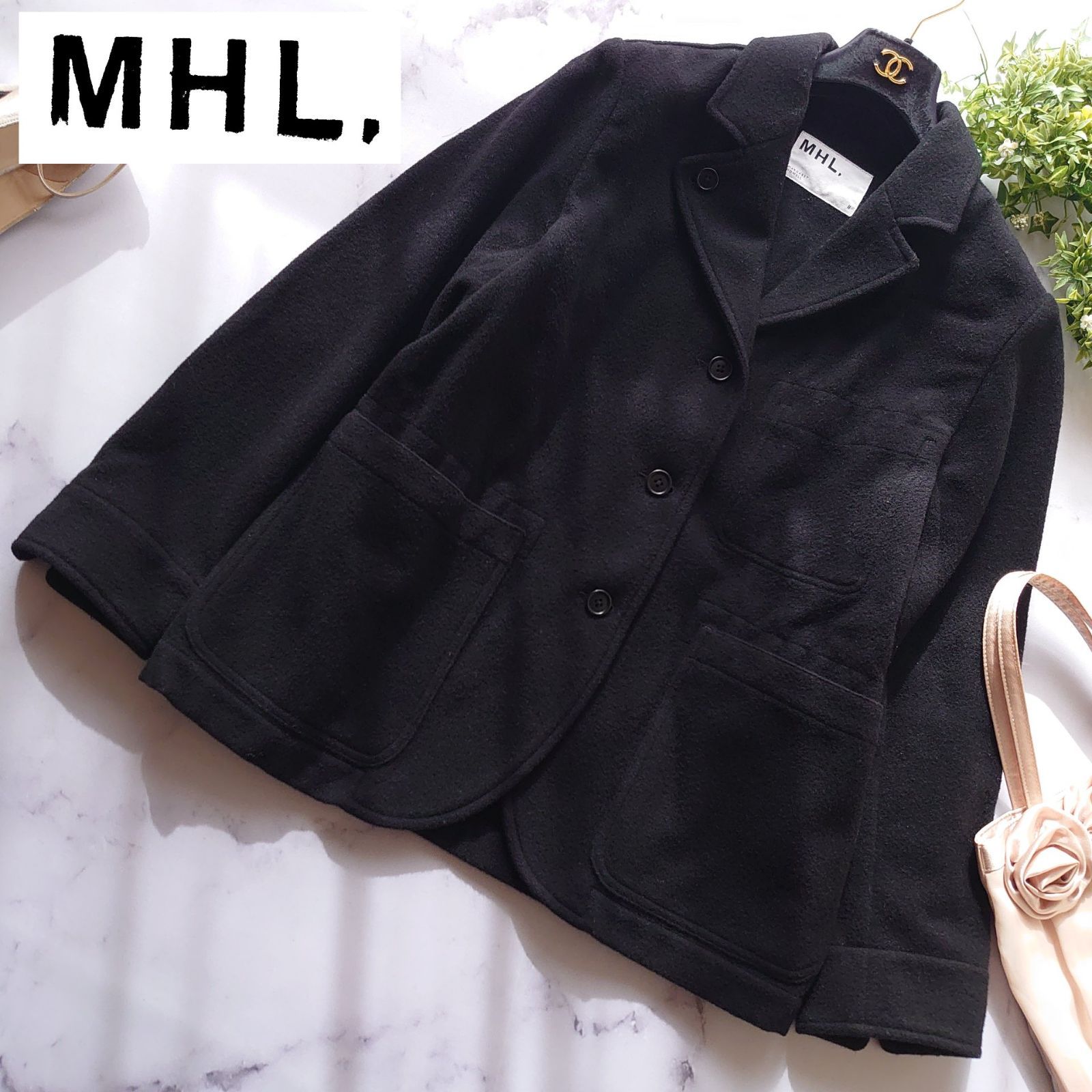21AW MHL. FELTED SHETLAND WOOL JACKET M - メルカリ